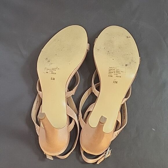 STYLE & CO MULTI-STRAP ADJUSTABLE BUCKLE ANKLE RHINESTONES EMBELLISHMENTS SANDAL - Picture 9 of 11